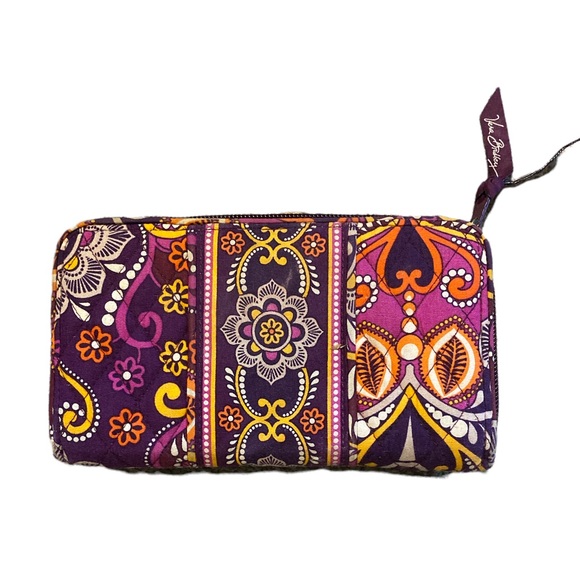 Vera Bradley safari sunset zip around wallet - Picture 2 of 4